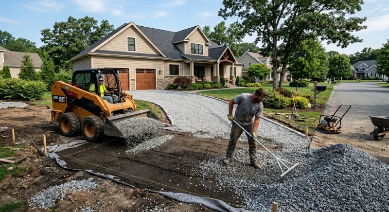 Gravel Spreading in Waldorf, MD