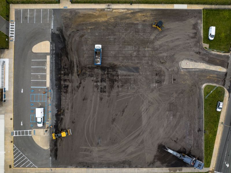 Parking Lot Excavation in Cumming, GA