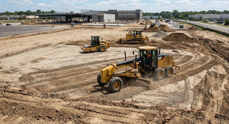 Parking Lot Leveling in Gwinnett County, GA
