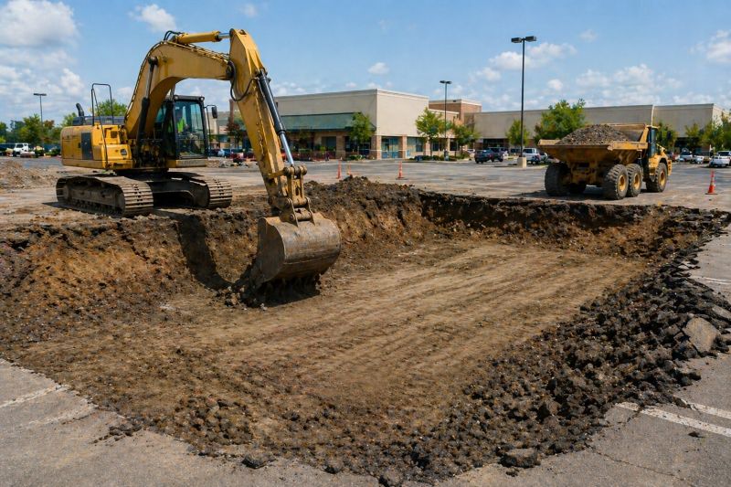Parking Lot Leveling in Salt Lake City, UT